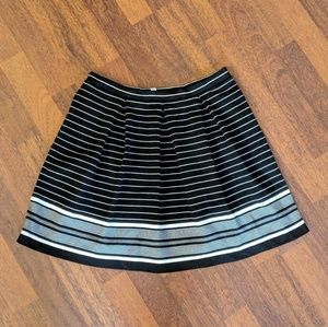 Max Studio striped flare skirt S/M